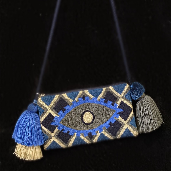 jajis boutique Handbags - Beautiful evil eye crossbody